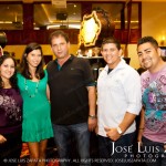 Bob Bounahra with the Ambergris Today Crew and Melody Sanchez Wolfe