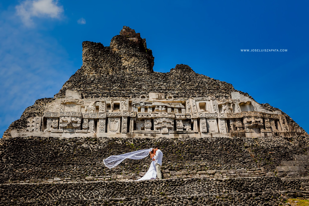 Xunantunich Mayan Ruins Wedding , San Jose, Succotz, Belize - Destination Belize Weddings