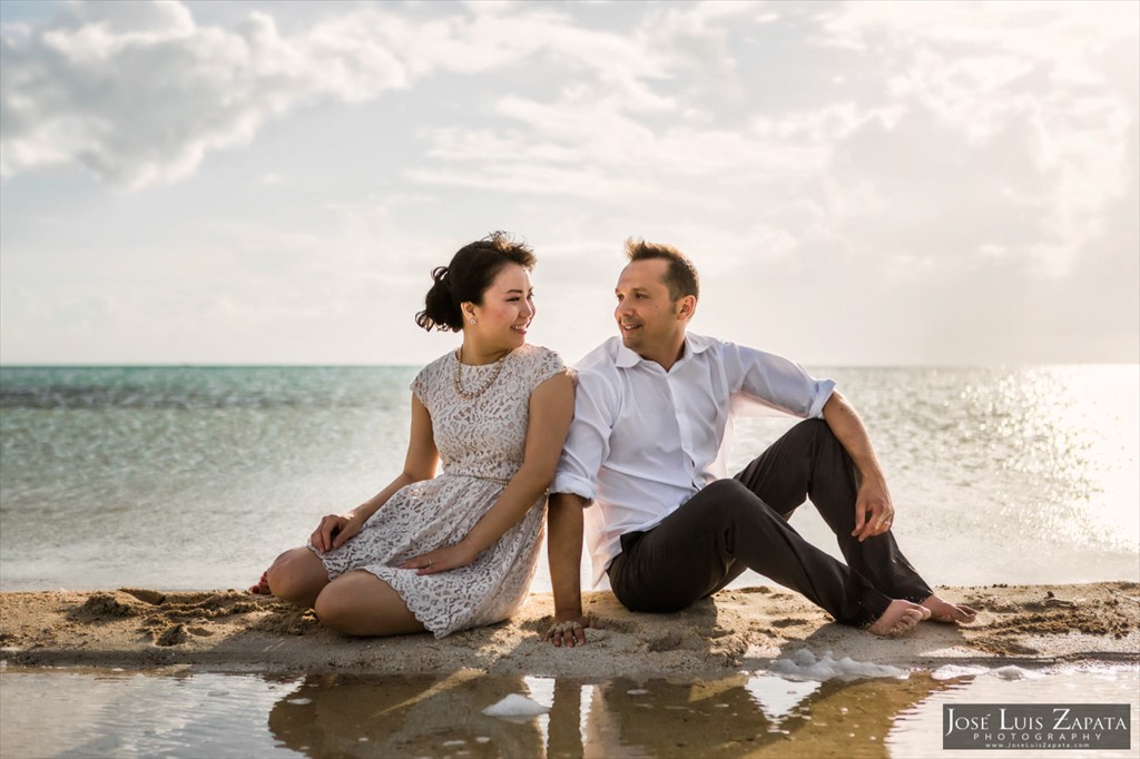 Sandbar Intimate Wedding - San Pedro Belize Photographer