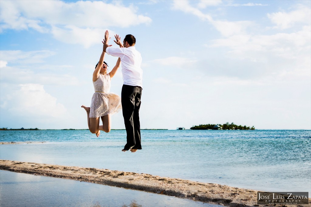 Sandbar Wedding - San Pedro Belize Photographer