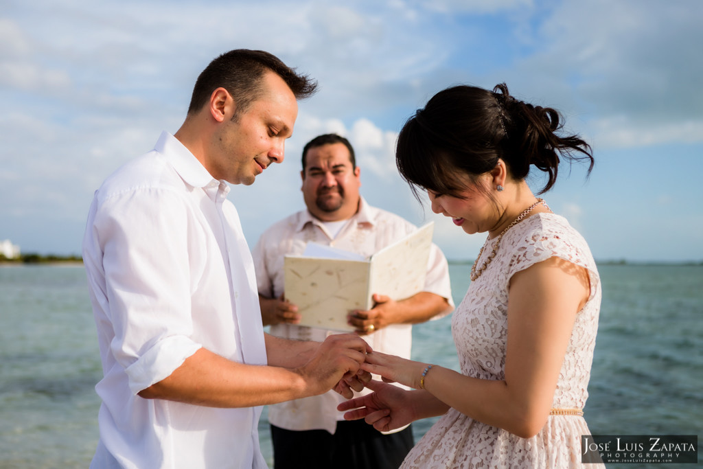 Sandbar Wedding - San Pedro Belize Photographer