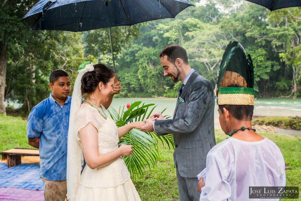 Mayan Wedding - Mayan Ruin Wedding - Fire Maya Ceremony in Cayo Belize by the Mopan River