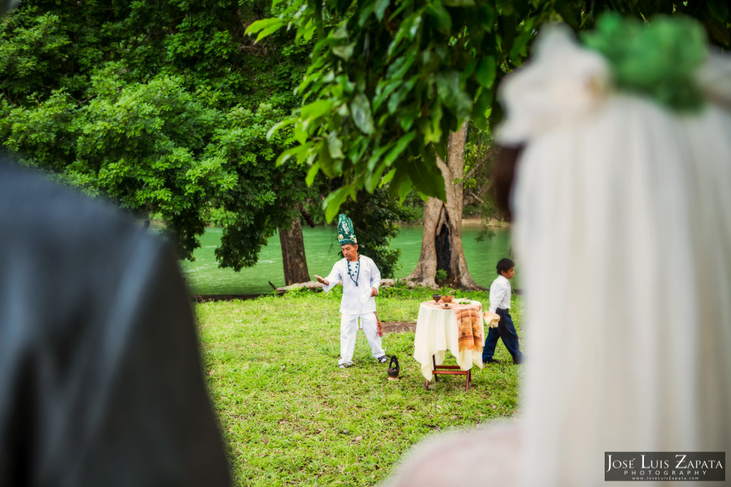 Mayan Ruin Wedding Fire Maya Ceremony Belize River