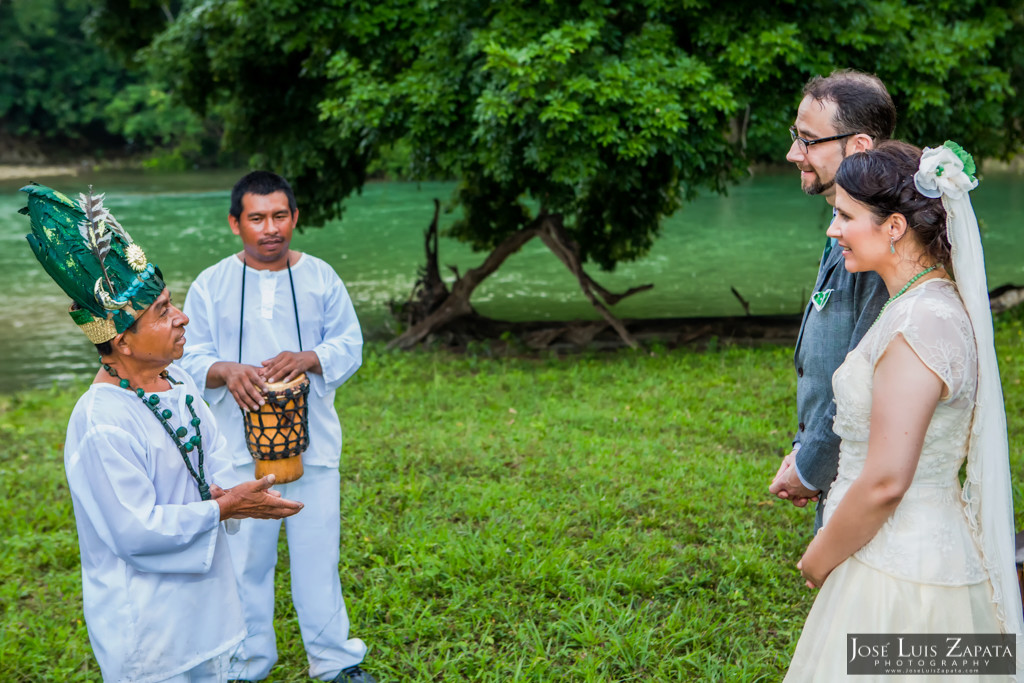 Mayan Ruin Wedding Fire Maya Ceremony Belize River