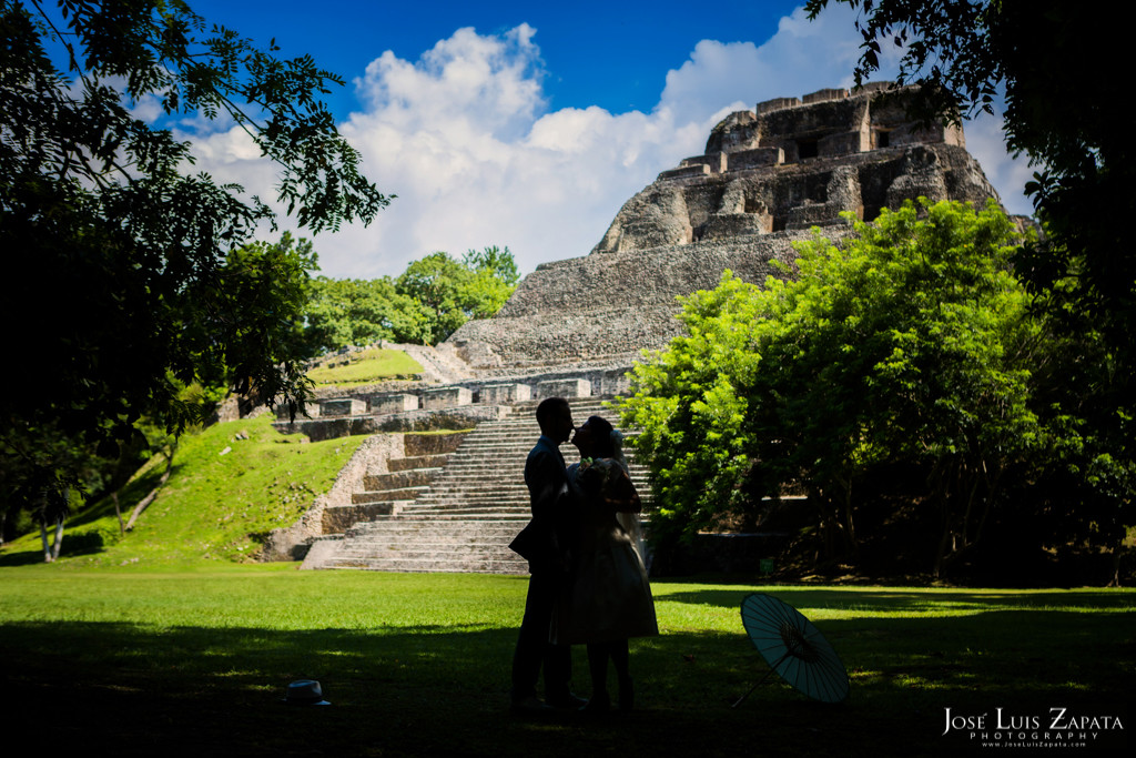 Mayan Wedding - Mayan Ruin Wedding, Xunantunich Maya Site - Cayo, Belize
