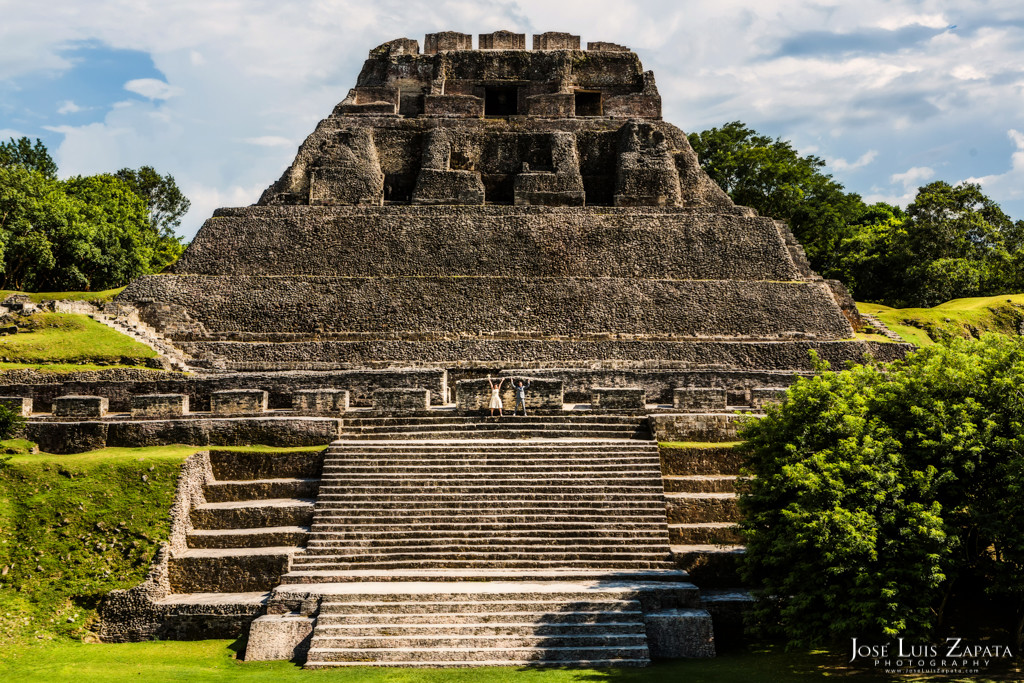 Mayan Ruin Wedding Xunantunich Maya Site Cayo Belize