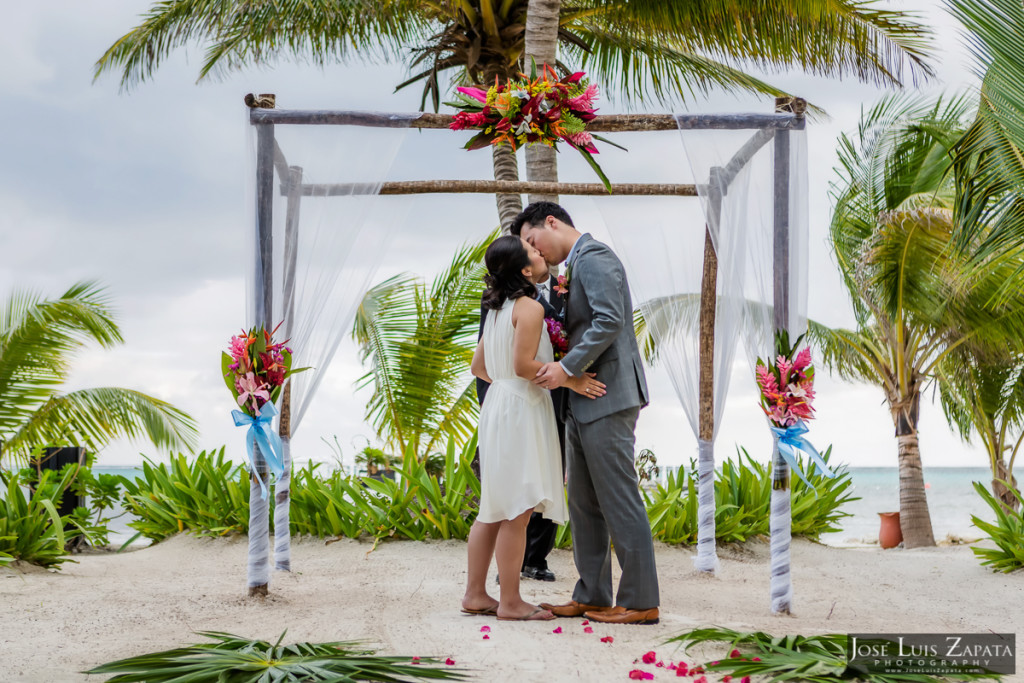 Las Terrazas Wedding Elopement, Ambergris Caye, Belize Weddings