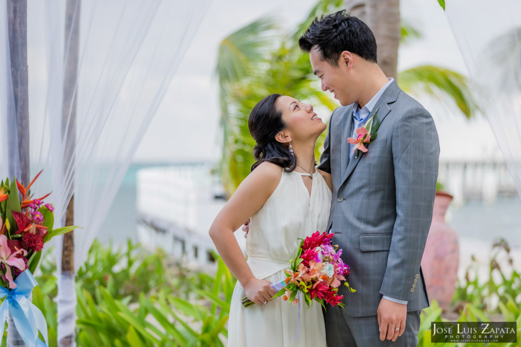 Las Terrazas Wedding Elopement, Ambergris Caye, Belize Weddings