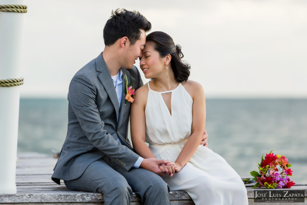 Las Terrazas Wedding Elopement, Ambergris Caye, Belize Weddings