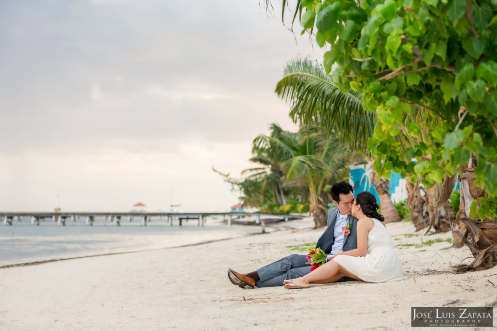 Las Terrazas Wedding Elopement, Ambergris Caye, Belize Weddings
