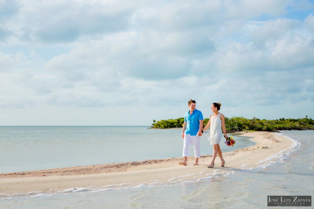 San Pedro Elopement Sandbar Wedding, Ambergris Caye, Belize Wedding