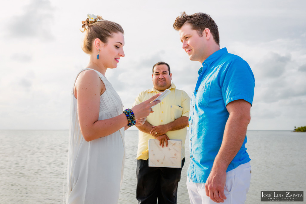 San Pedro Elopement Sandbar Wedding, Ambergris Caye, Belize Wedding
