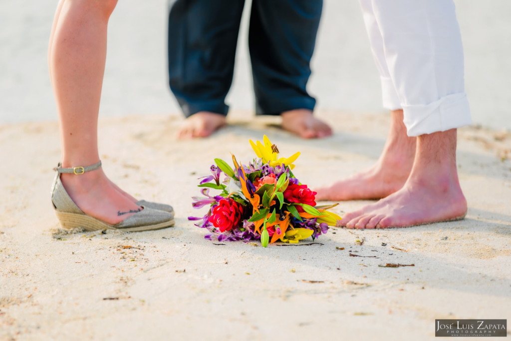 San Pedro Elopement Sandbar Wedding, Ambergris Caye, Belize Wedding