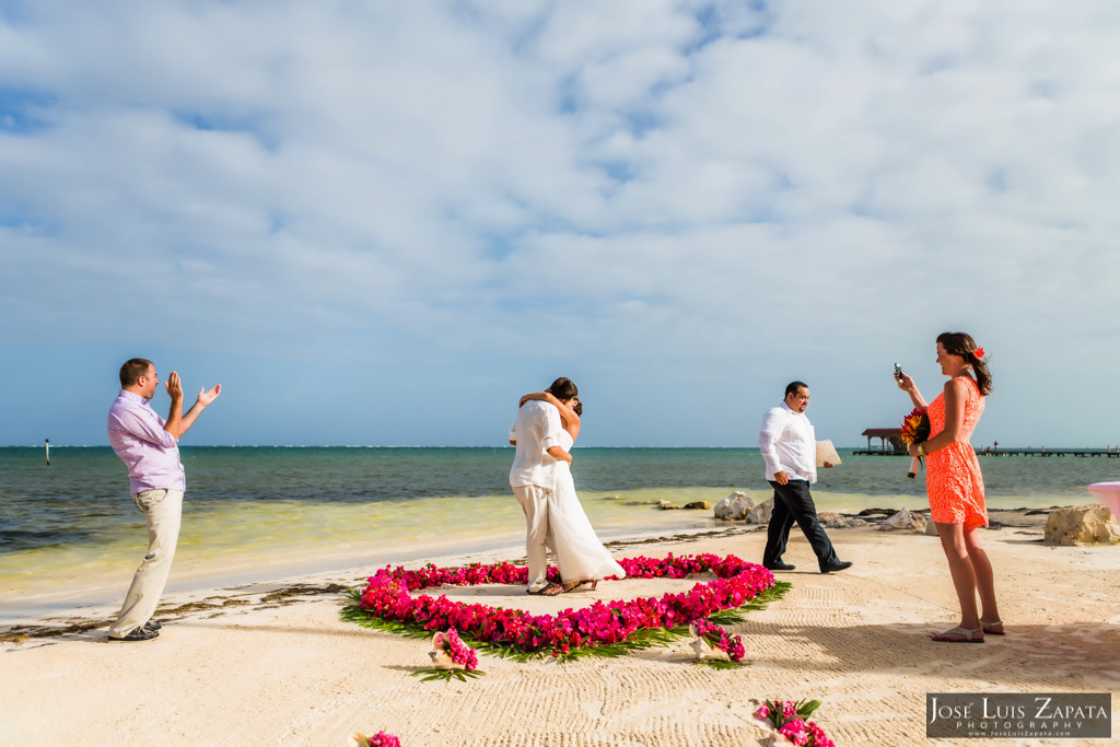 Chet & Kelli Coco Beach Wedding San Pedro Belize (25)