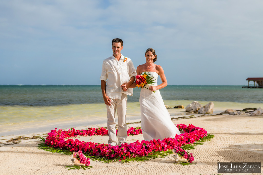 Chet & Kelli Coco Beach Wedding San Pedro Belize (27)