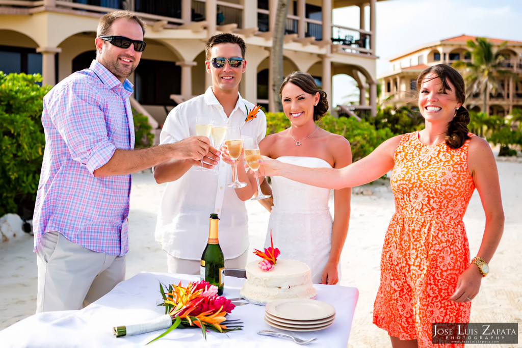 Chet & Kelli Coco Beach Wedding San Pedro Belize (36)