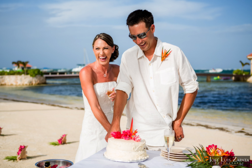 Chet & Kelli Coco Beach Wedding San Pedro Belize (38)