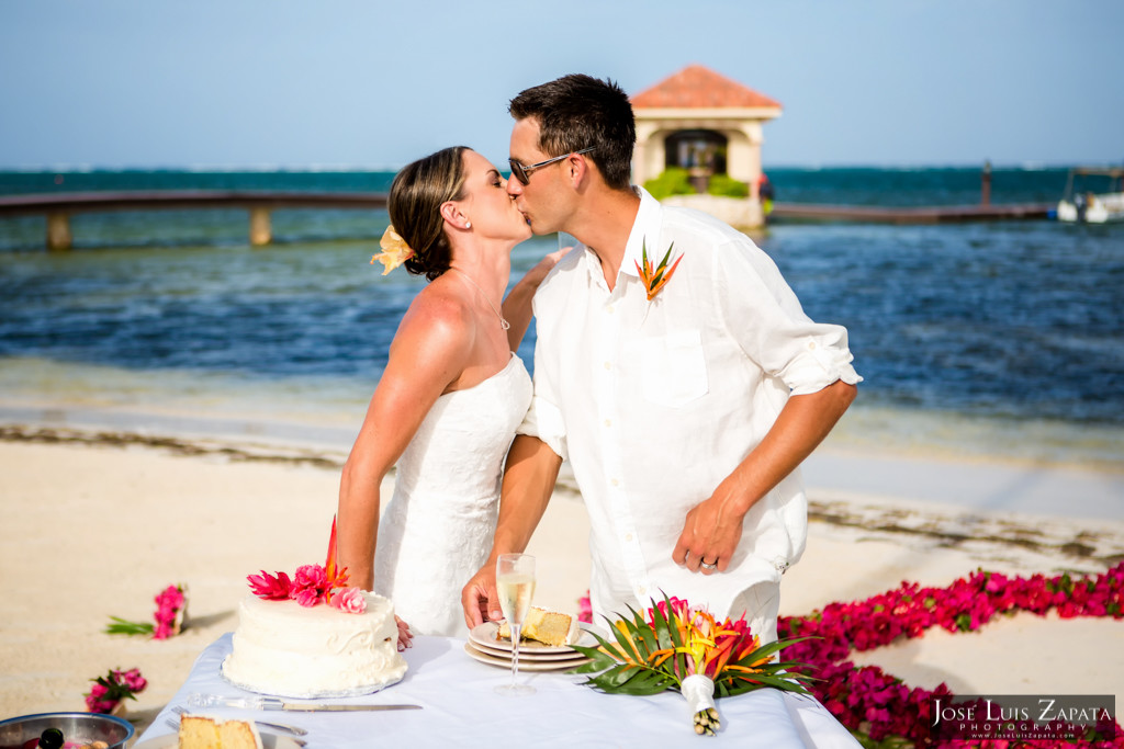 Chet & Kelli Coco Beach Wedding San Pedro Belize (41)