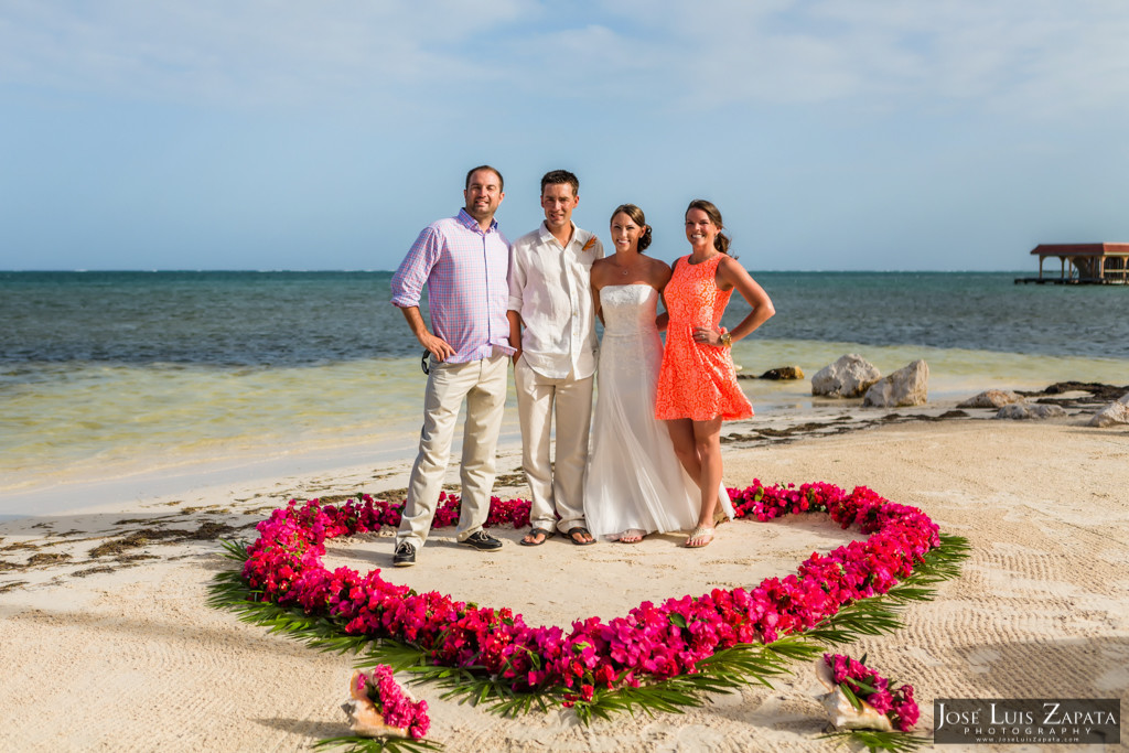 Chet & Kelli Coco Beach Wedding San Pedro Belize (42)