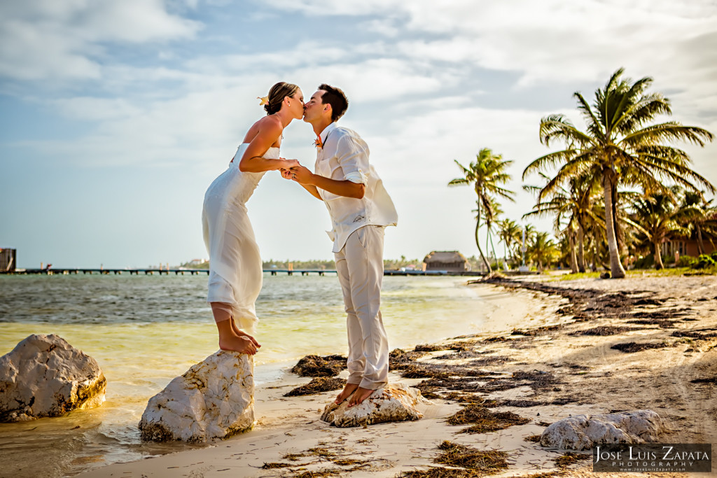 Chet & Kelli Coco Beach Wedding San Pedro Belize (47)