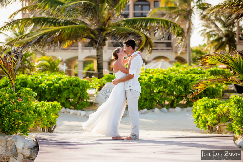 Chet & Kelli Coco Beach Wedding San Pedro Belize (49)