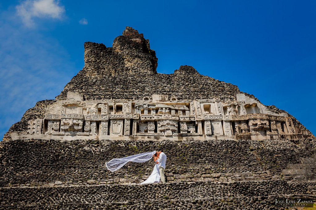 Wedding at Xunantunich Maya Site in Cayo, Belize