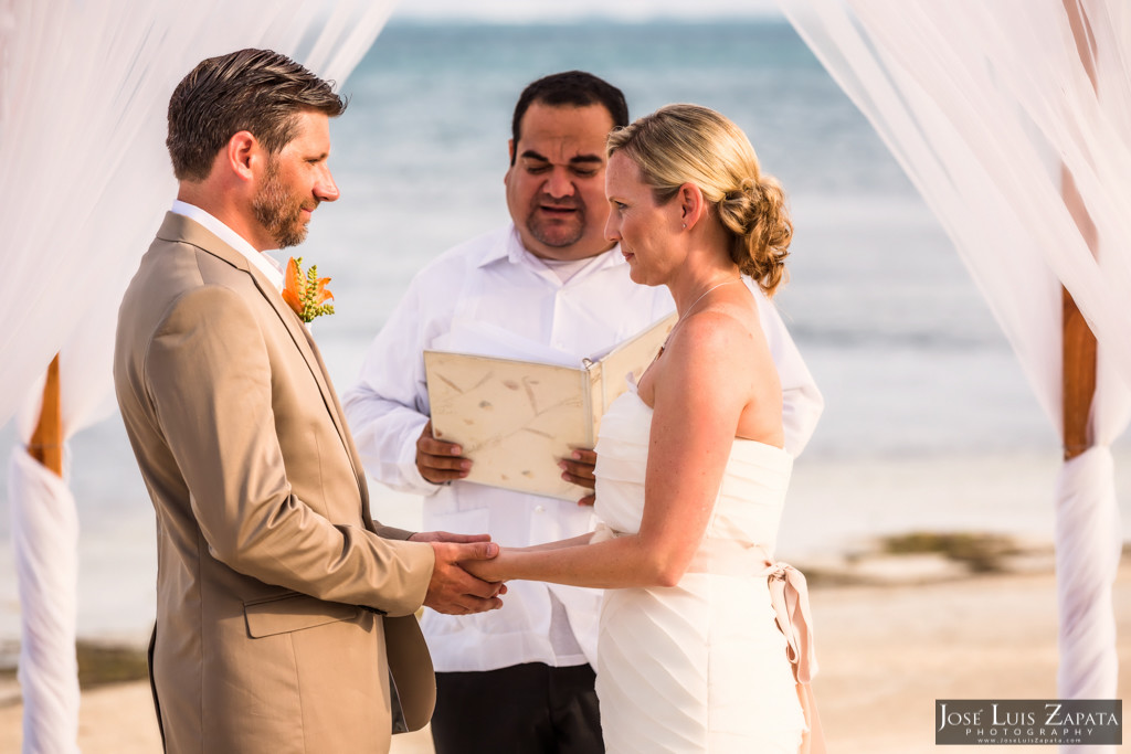 Kyle & Stephanie Coco Beach Resort Belize Beach Wedding 