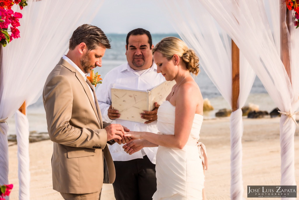 Kyle & Stephanie Coco Beach Resort Belize Beach Wedding 