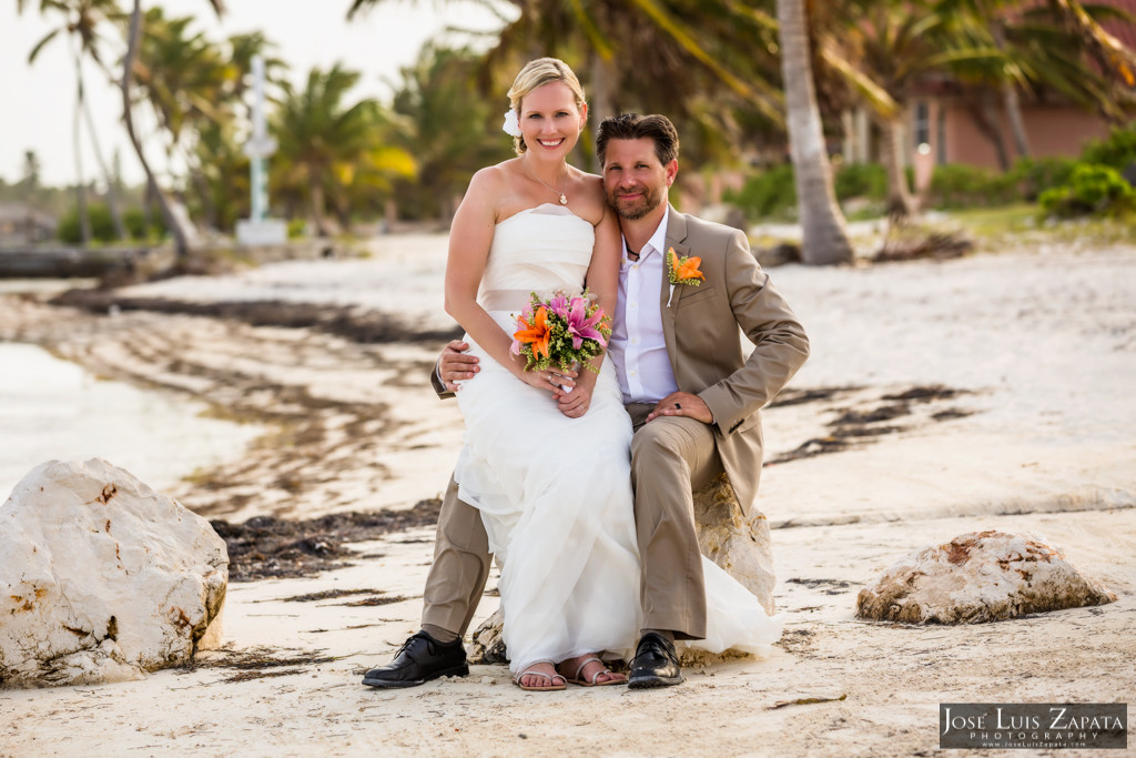 Kyle & Stephanie Coco Beach Resort Belize Beach Wedding 