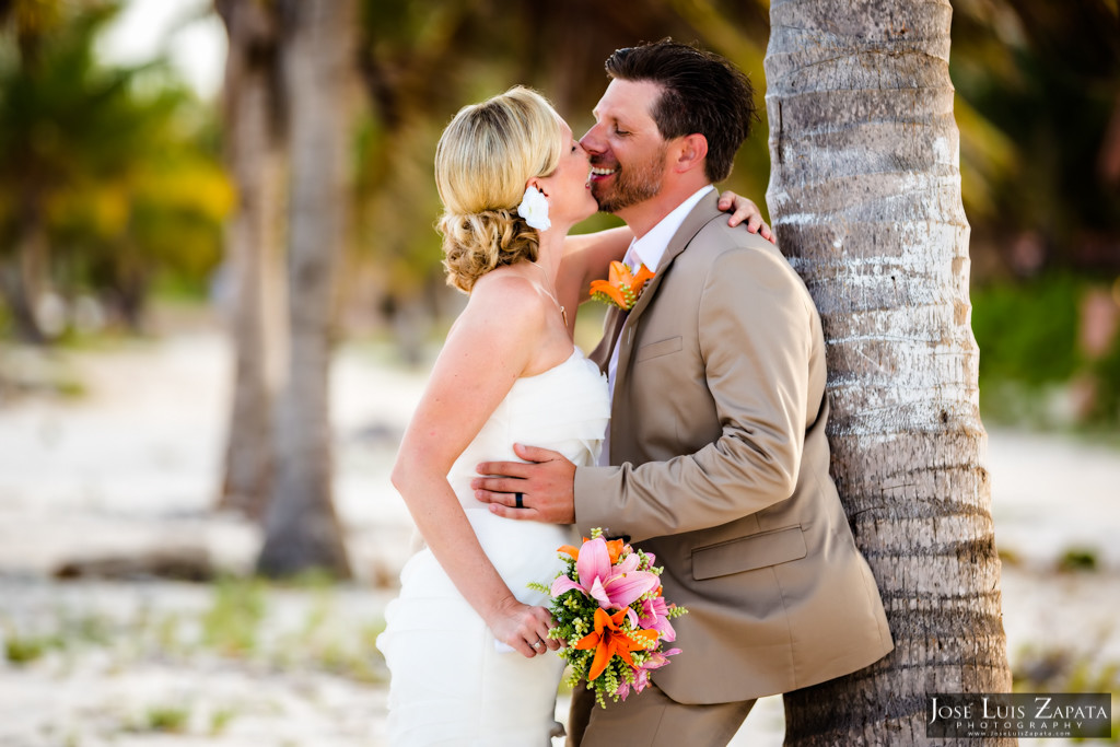 Kyle & Stephanie Coco Beach Resort Belize Beach Wedding 