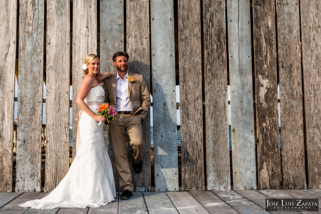 Kyle & Stephanie Coco Beach Resort Belize Beach Wedding 