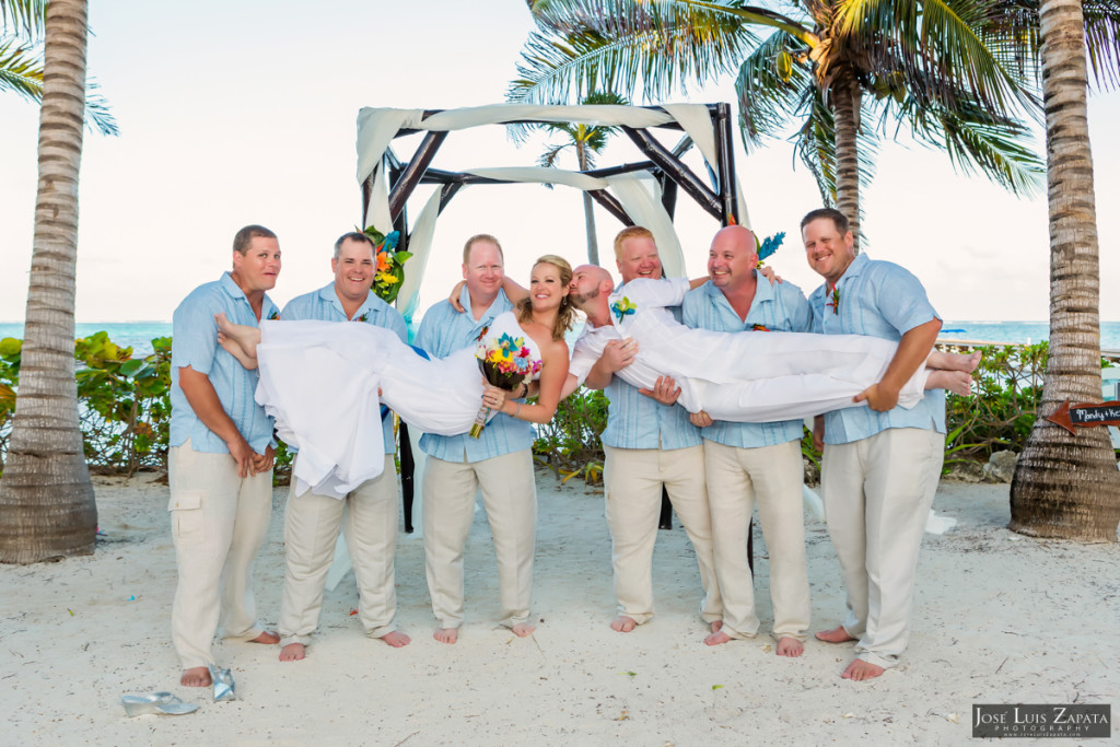 Kevin & Mandy - Blue Dolphin Vacation House Wedding - Ambergris Caye, Belize (42)