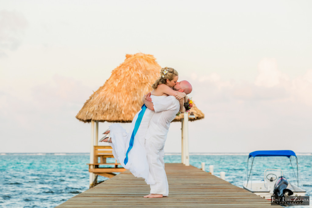 Kevin & Mandy - Blue Dolphin Vacation House Wedding - Ambergris Caye, Belize (34)