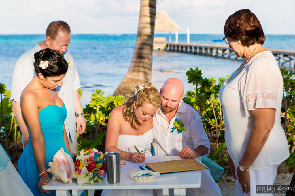 Kevin & Mandy - Blue Dolphin Vacation House Wedding - Ambergris Caye, Belize (53)