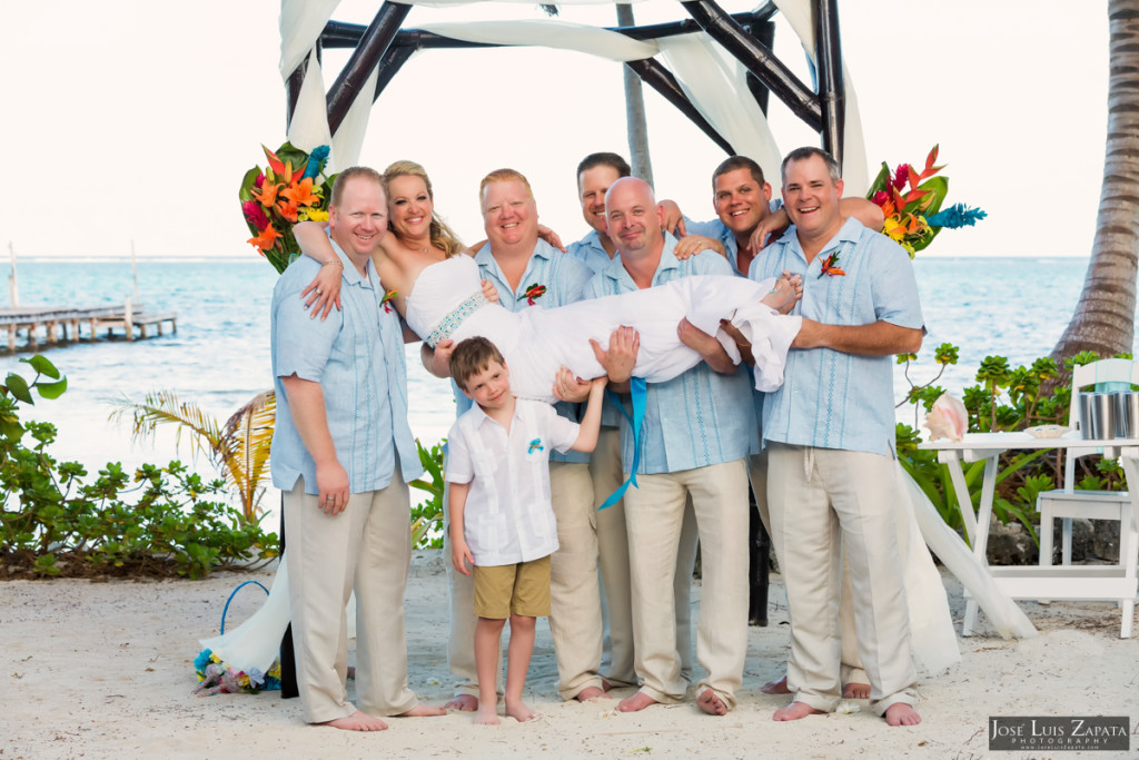 Kevin & Mandy - Blue Dolphin Vacation House Wedding - Ambergris Caye, Belize (47)