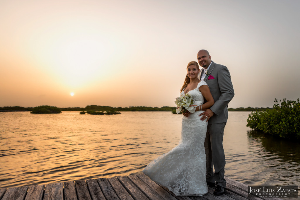 Oscar & Sherlyn - Luxury Palapa Wedding - Coco Beach Belize Wedding and Next Day Photos