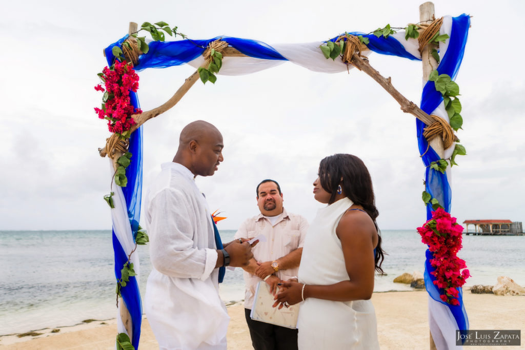 Intimate Coco Beach Belize Wedding - Sandy Point Weddings - Jose Luis Zapata Photography