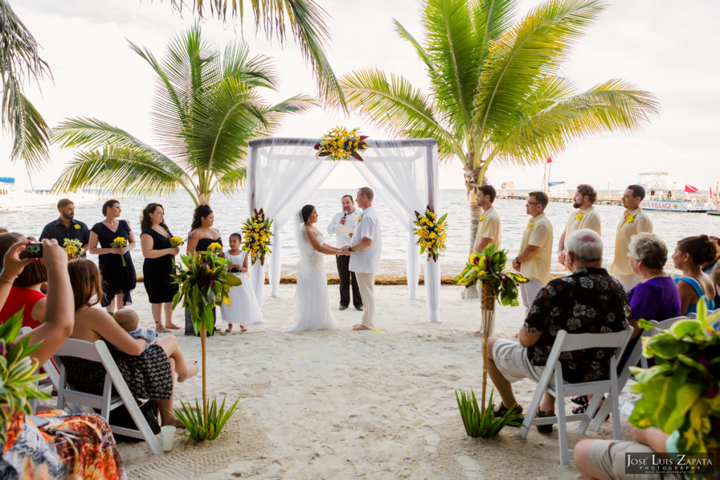 Jeff & Haidy - Ramon's Village Resort, San Pedro Belize Wedding