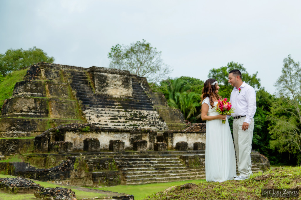 Tony & Cynthia - Altun Ha Mayan Ruin Belize Wedding