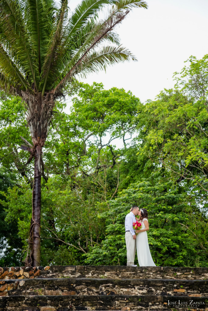 Tony & Cynthia - Altun Ha Mayan Ruin Belize Wedding