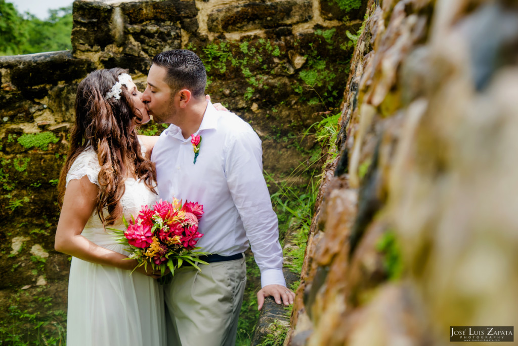 Tony & Cynthia - Altun Ha Mayan Ruin Belize Wedding