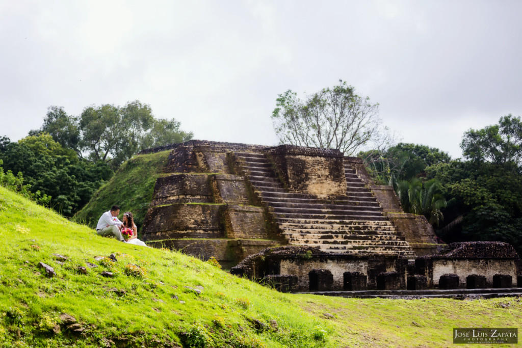 Tony & Cynthia - Altun Ha Mayan Ruin Belize Wedding