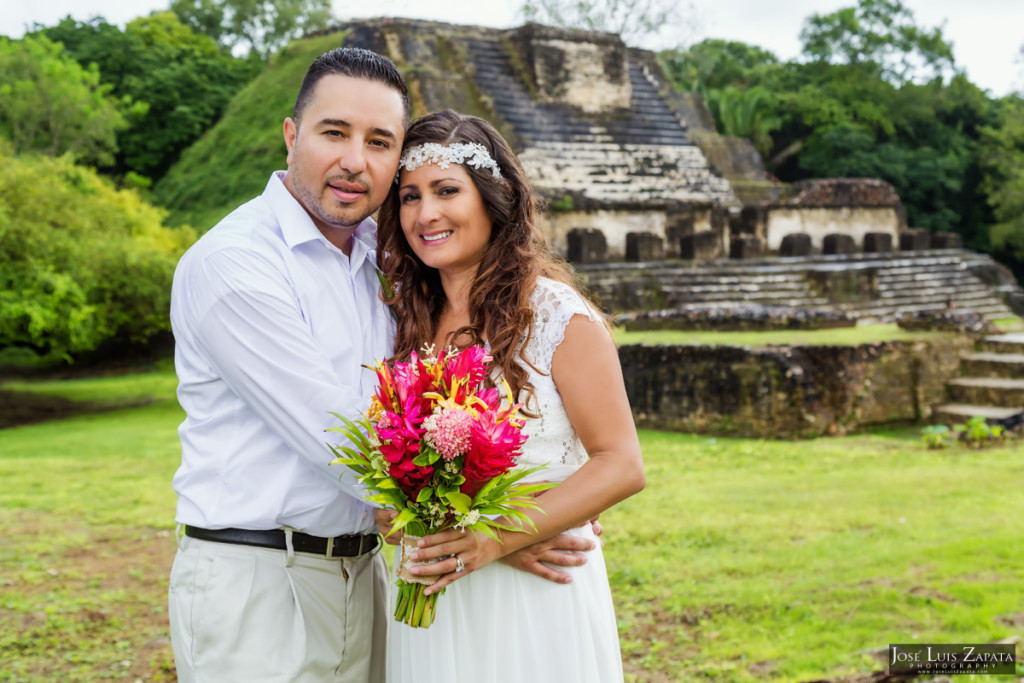 Tony & Cynthia - Altun Ha Mayan Ruin Belize Wedding