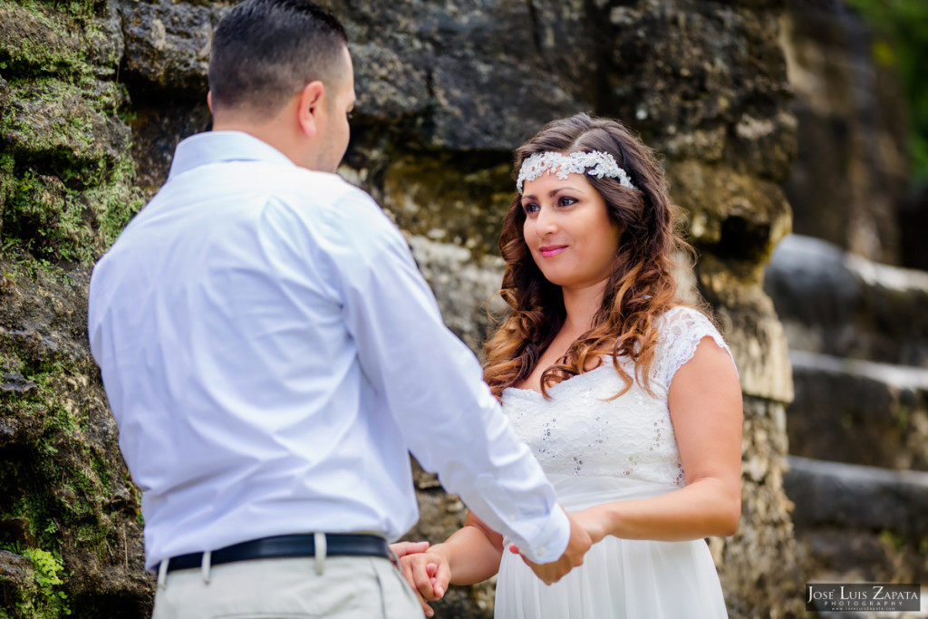 Tony & Cynthia - Altun Ha Mayan Ruin Belize Wedding