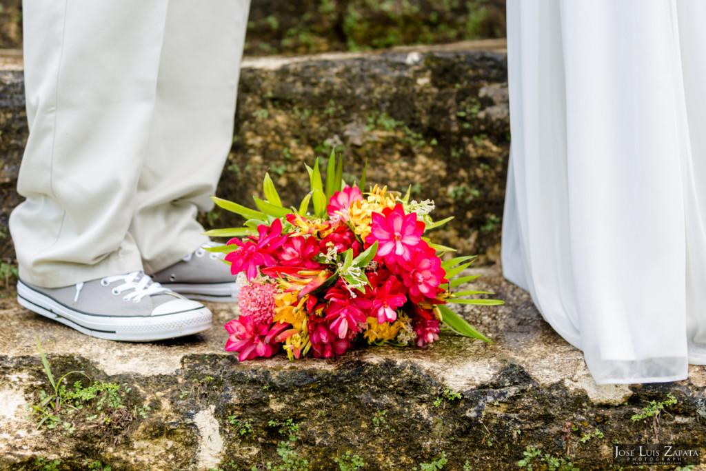 Tony & Cynthia - Altun Ha Mayan Ruin Belize Wedding