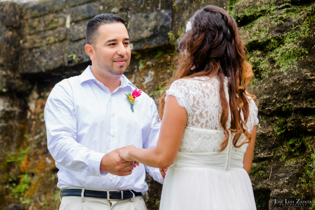 Tony & Cynthia - Altun Ha Mayan Ruin Belize Wedding