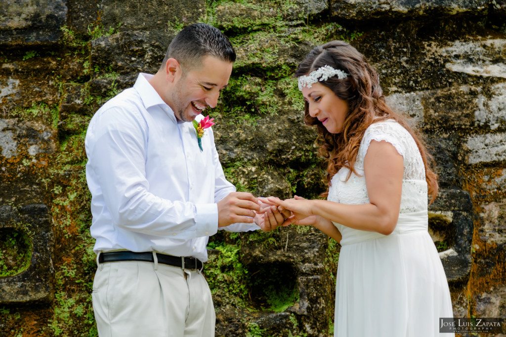 Tony & Cynthia - Altun Ha Mayan Ruin Belize Wedding