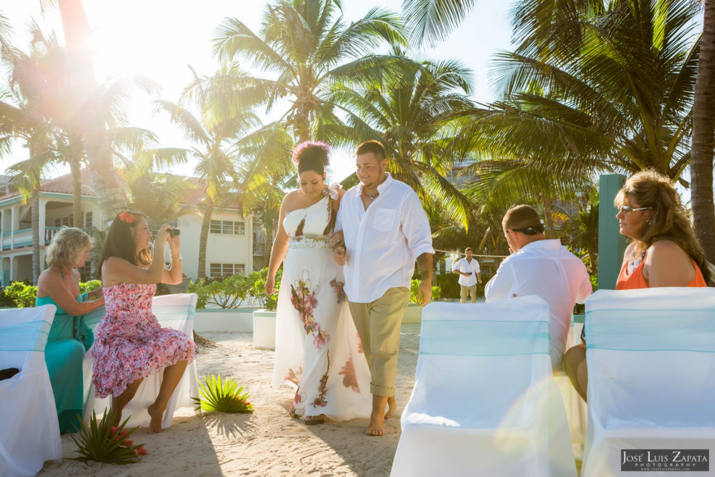 Intimate Wedding Belize - Belizean Shores Ambergris Caye Resort