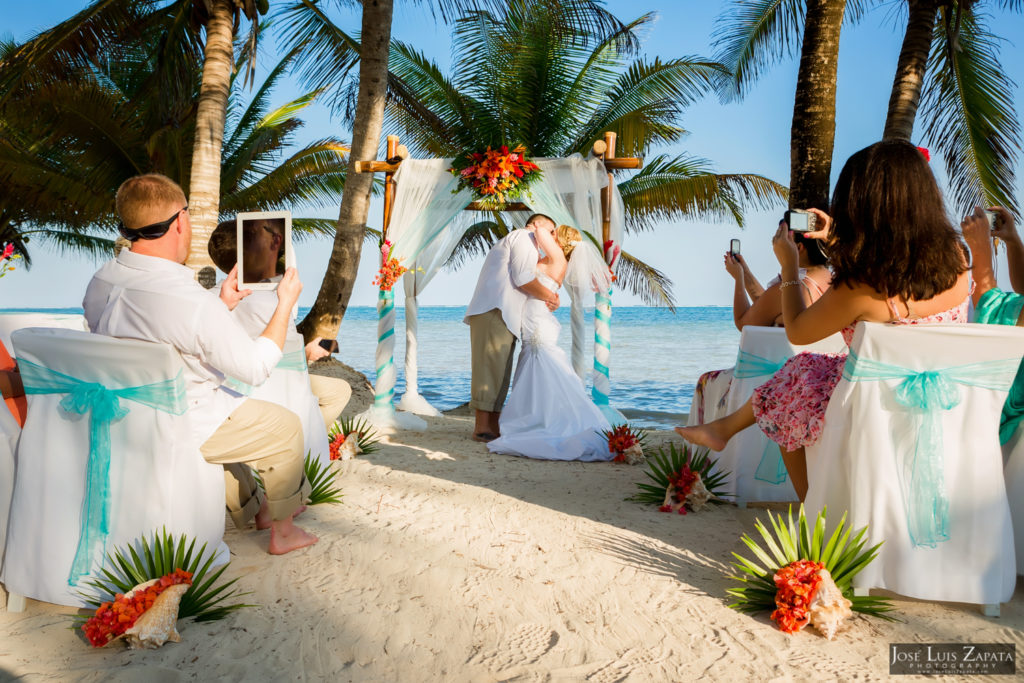 Intimate Wedding Belize - Belizean Shores Ambergris Caye Resort