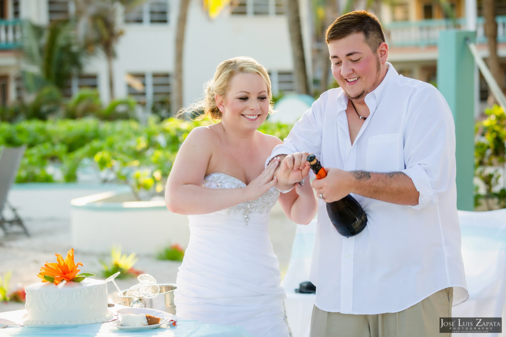 Intimate Wedding Belize - Belizean Shores Ambergris Caye Resort